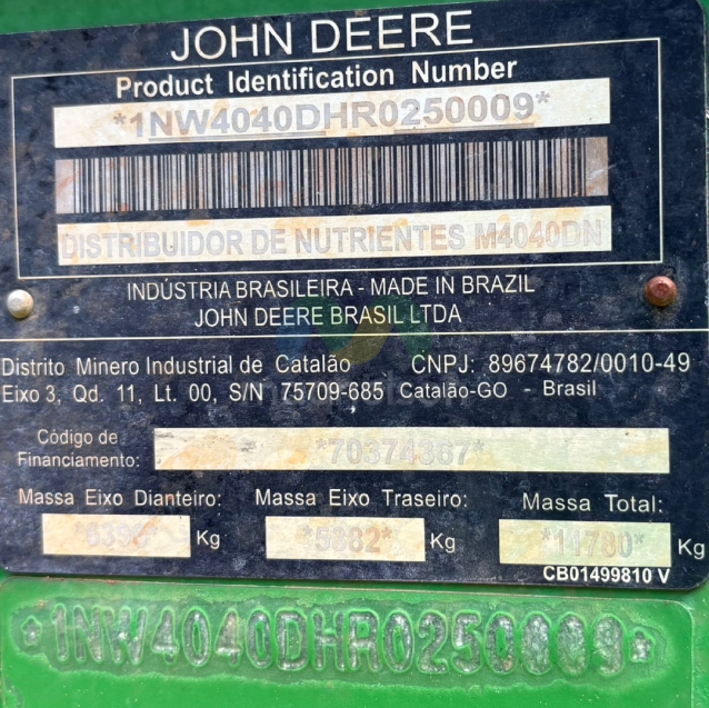 distribuidor john deere m4040dn20