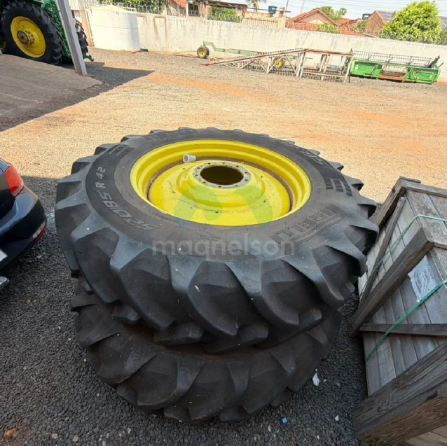 trator john deere 7230j e plantadeira 21228