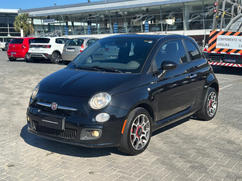 fiat 500 1.4 sport air 16v gasolina 2p automatico 3p 2014