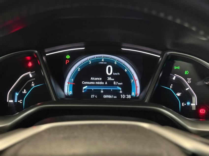 honda civic 2.0 16v flexone exl 4p cvt 1.9 flex 5p automatico 20189