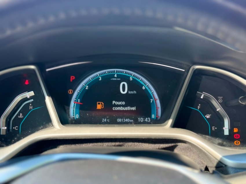honda civic 2.0 16v flexone exl 4p cvt 1.9 flex automatico 201711