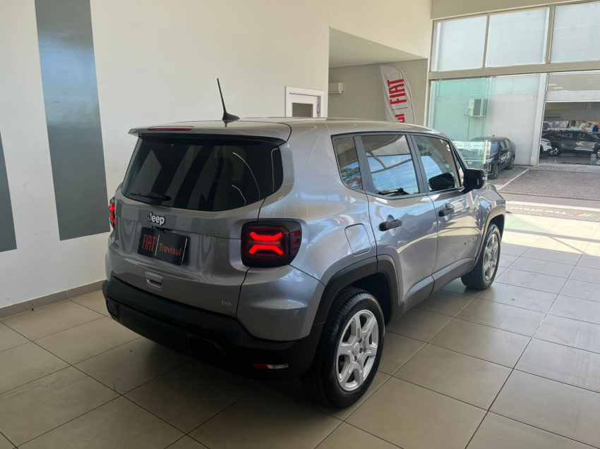 renegade sport 1.3 turbo at 24/24 flex prata