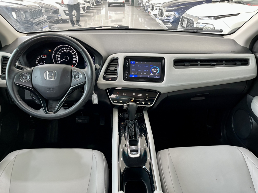 hr-v ex 1.8 cvt 19/20 flex branco7