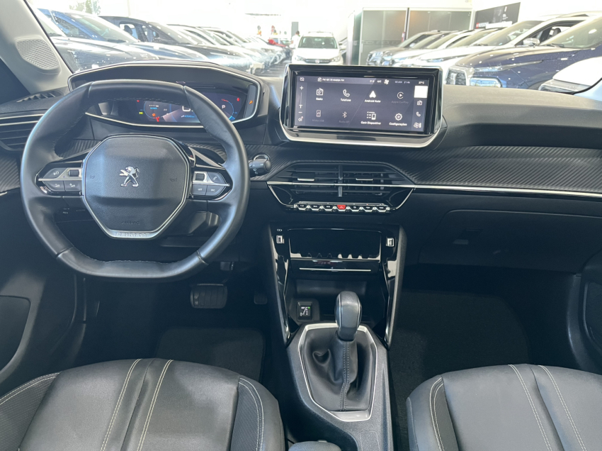 peugeot 208 1.6 griffe at 22/23 flex branco6