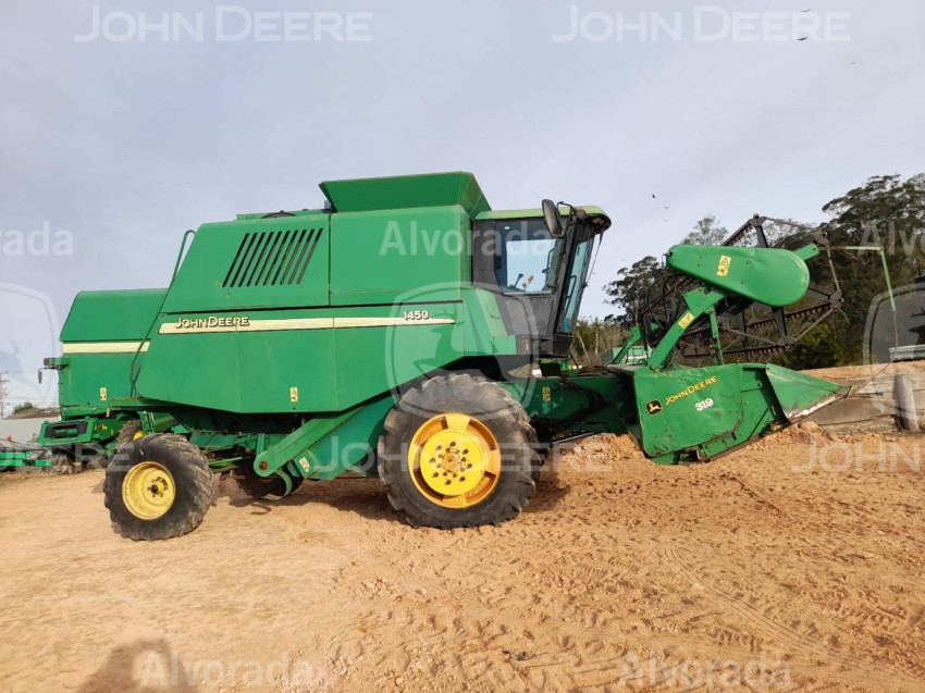 john deere - colheitadeira mod. 1450 / plataforma de corte 319r ano 2002