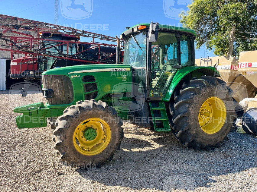 john deere trator 6130j diesel automatico 20123
