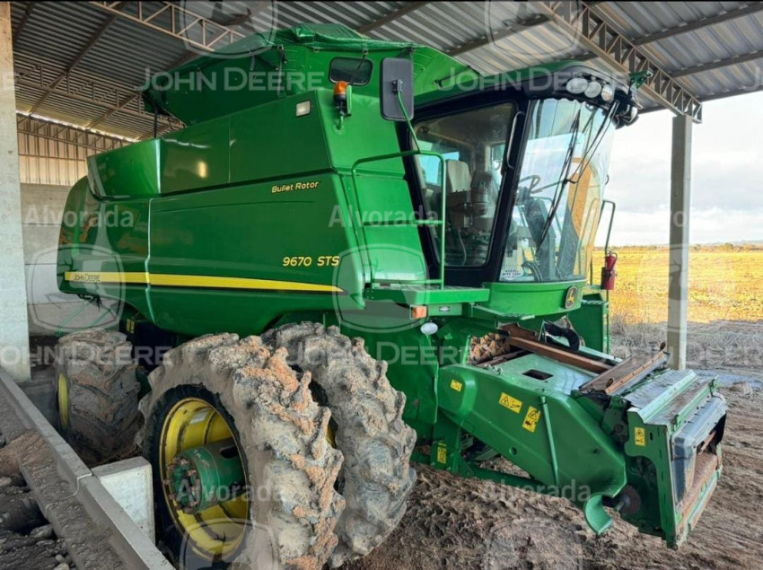 john deere colheitadeira sts 9670 9670/625d diesel automatico 2012