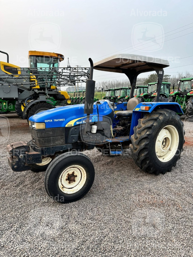 new holland trator tt.55 tt55 diesel automatico 20072