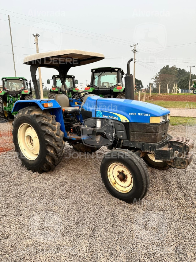 new holland trator tt.55 tt55 diesel automatico 2007