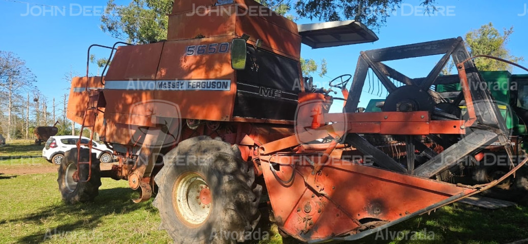 massey ferguson - colheitadeira mod. 5650 / plataforma de corte 480 ano 1993
