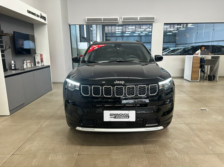 jeep compass 1.3 t270 turbo flex longitude at6 24/25 seminovo1