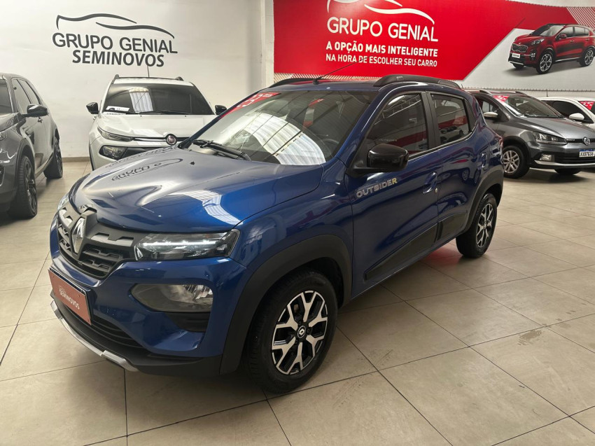 renault kwid 1.0 12v sce flex outsider man 22/23 seminovo1