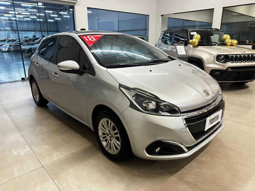 peugeot 208 1.2 allure 12v flex 4p man 17/18 seminovo