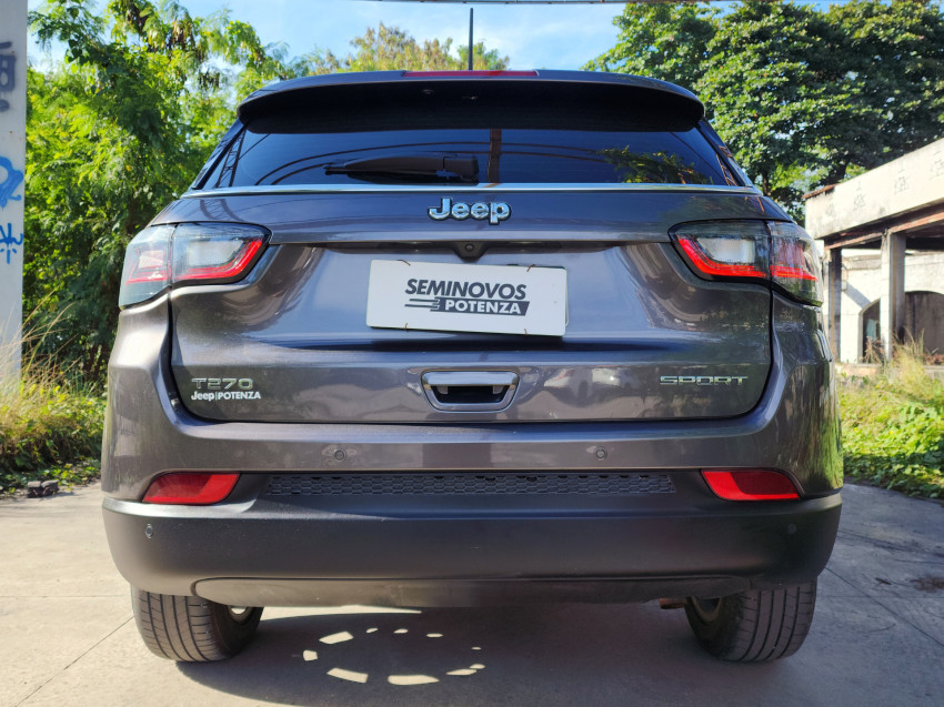 jeep compass 1.3 t270 turbo flex sport at6 24/24 seminovo3