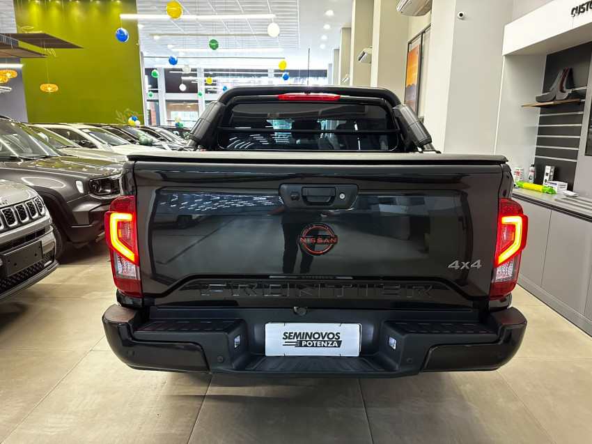 nissan frontier 4x4 diesel pro4x automatico picape baixa km super nova teto solar4
