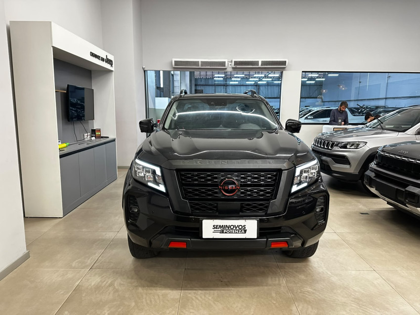 nissan frontier 4x4 diesel pro4x automatico picape baixa km super nova teto solar2