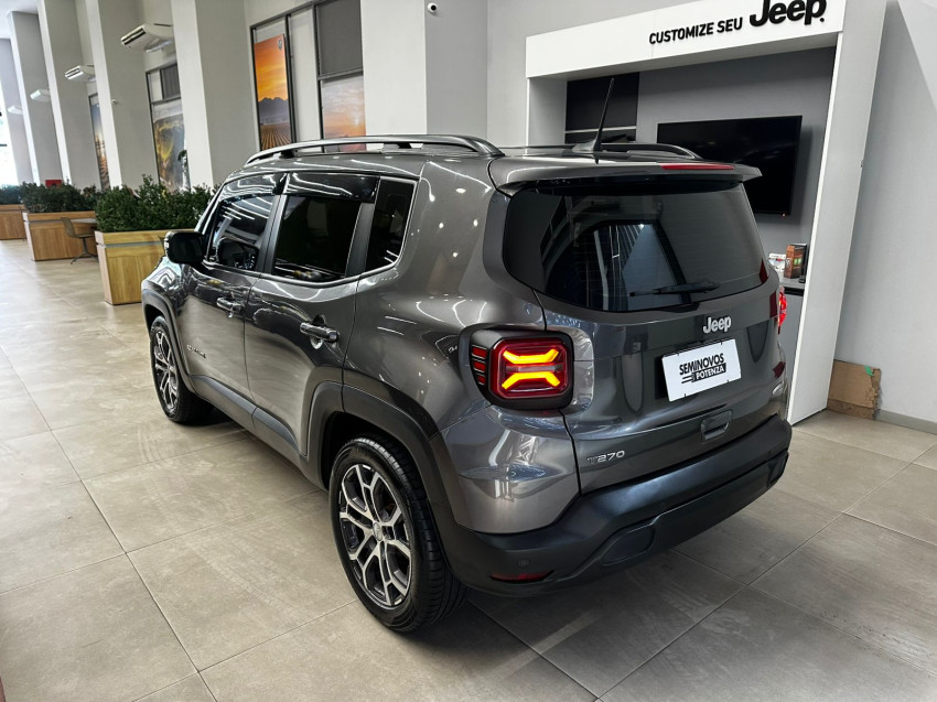 jeep renegade 1.3 t270 turbo flex longitude at6 23/24 seminovo5