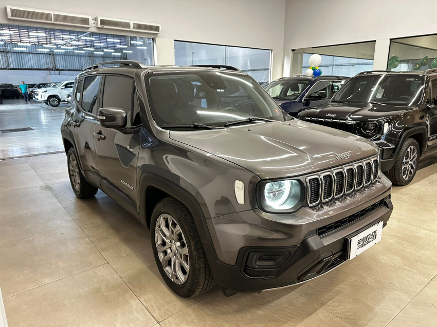 jeep renegade 1.3 t270 turbo flex longitude at6 23/24 seminovo1