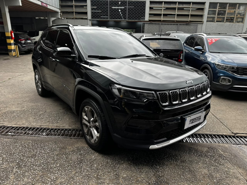 JEEP COMPASS 1.3 T270 TURBO FLEX LONGITUDE AT6 23/24 SEMINOVO0