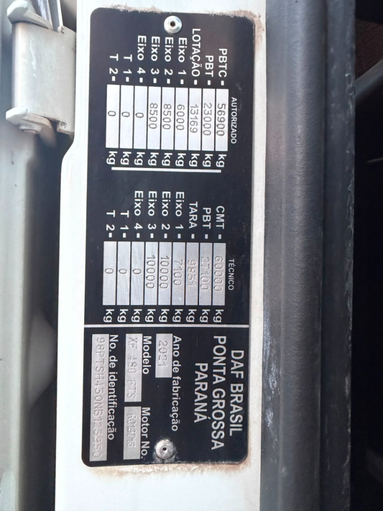 daf xf fts 480 6x2 diesel 2p automatico 202215