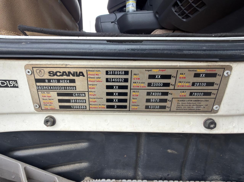 scania r 480 diesel 2p automatico 20139