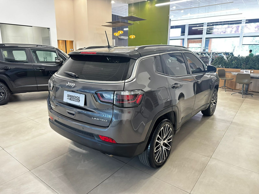 jeep compass 1.3 t270 turbo flex limited at6 22/22 seminovo3