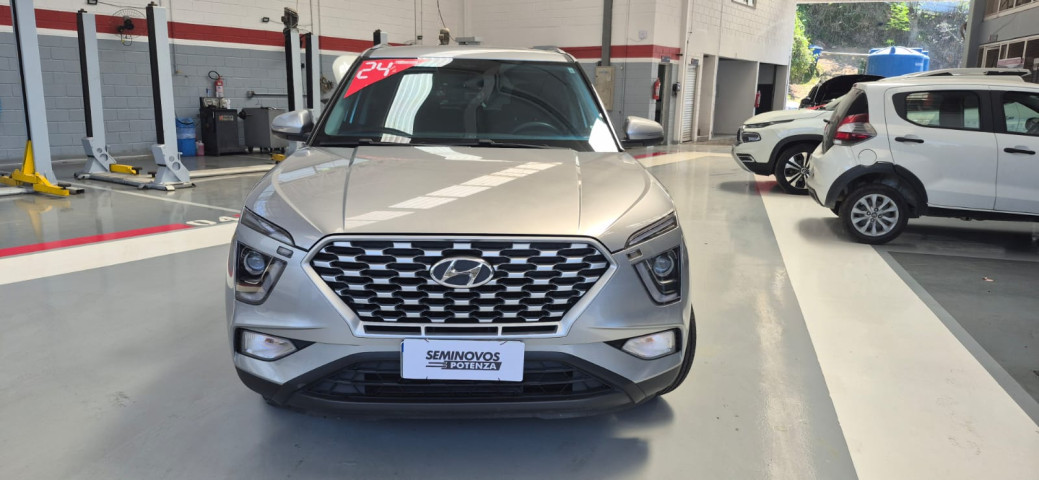 hyndai creta 1.0 tgdi flex comfort at 23/24 seminovo1