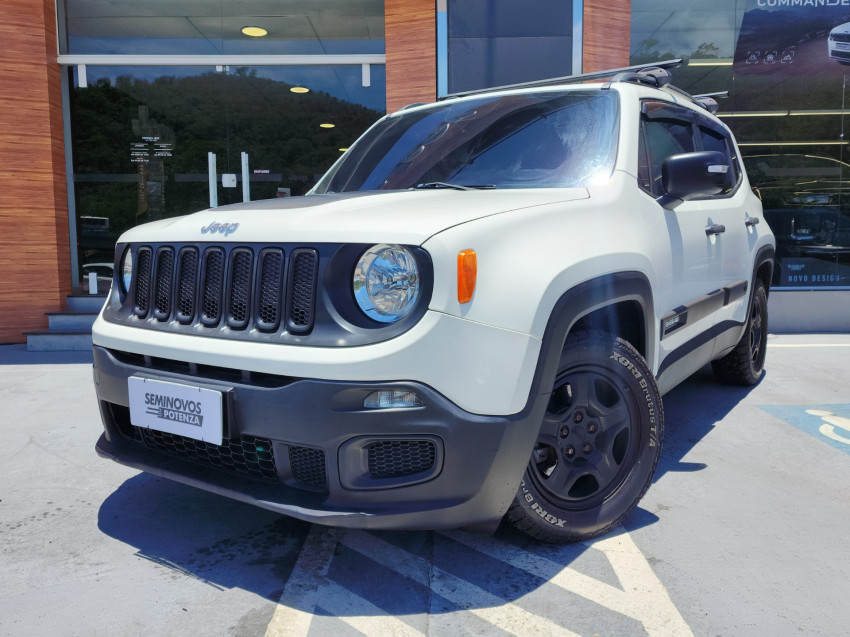 jeep renegade 1.8 16v flex sport 4p at 17/18 seminovo