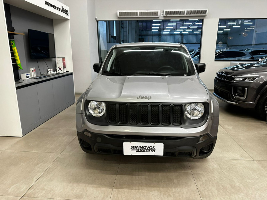 renegade jeep automatico completo super novo prata billet 2020 4x29