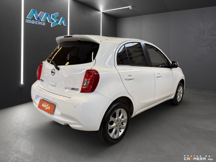 nissan march 1.6 sv 16v flexstart 4p xtronic flex automatico 20173