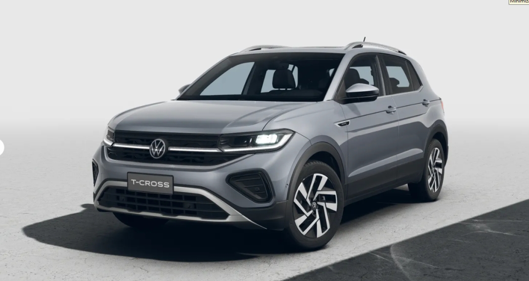 tcross highline com adas e teto solar panoramico