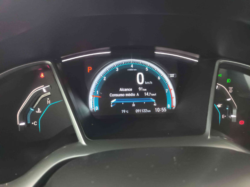 honda civic 2.0 16v flexone exl 4p cvt flex automatico 202012