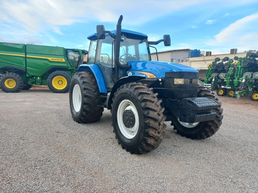 new holland trator tm 140 - diesel 1p semiautomatico 1999