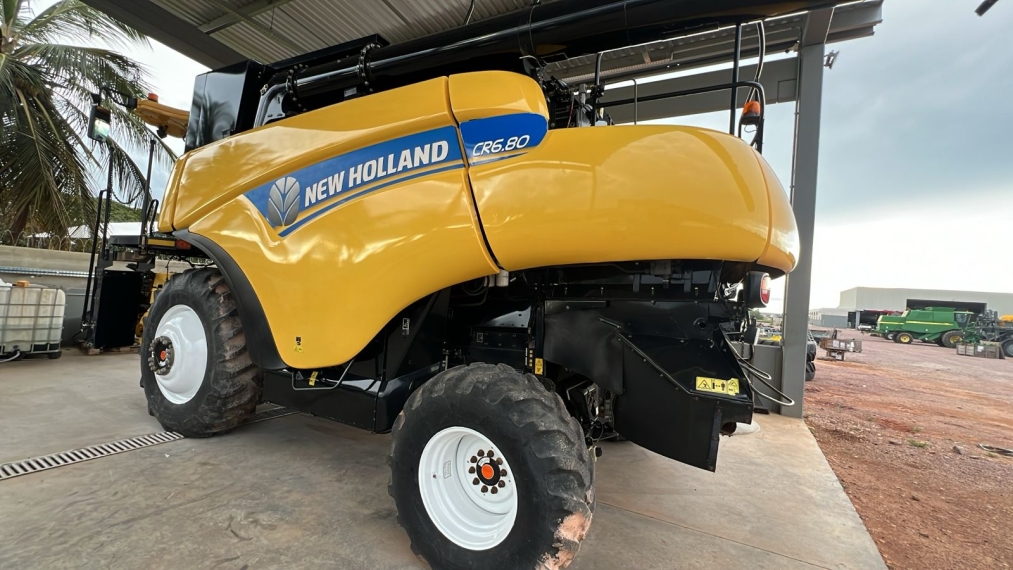 new holland colheitadeira cr 6.80 - diesel 1p automatico 2018