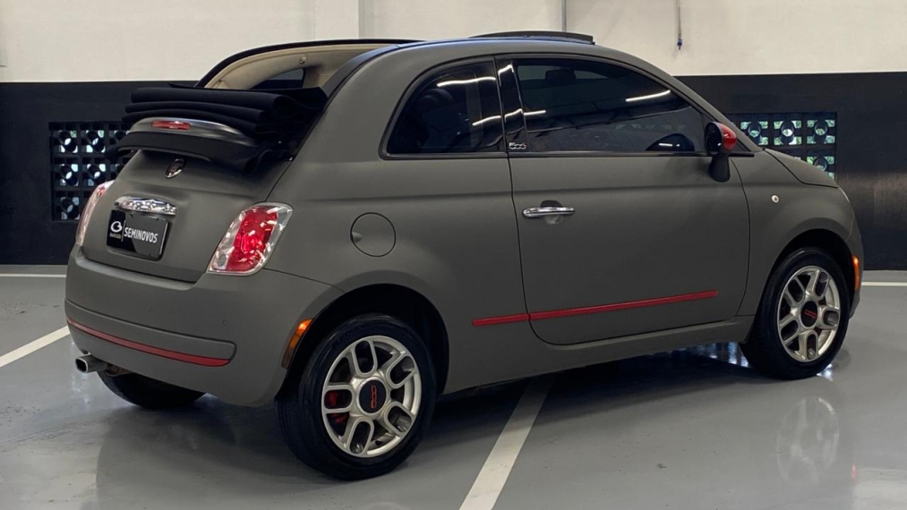 fiat 500 1.4 cabrio 8v flex 2p automatizado automatico 2014