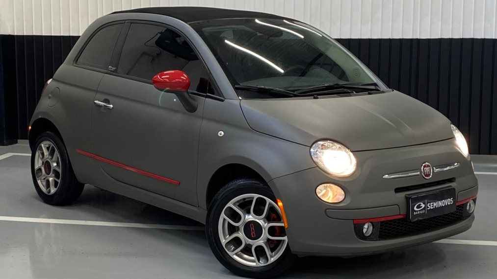 fiat 500 1.4 cabrio 8v flex 2p automatizado automatico 2014