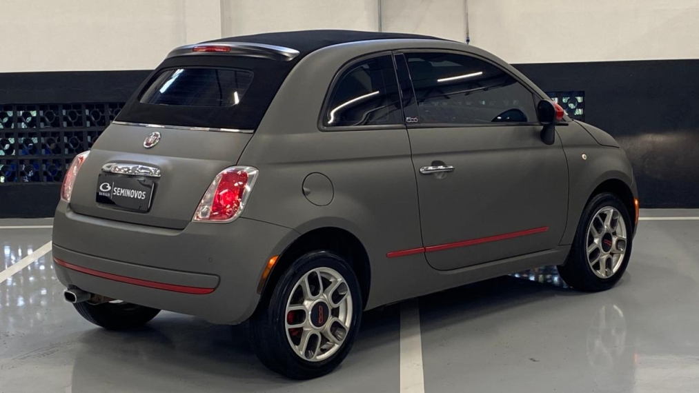 fiat 500 1.4 cabrio 8v flex 2p automatizado automatico 2014