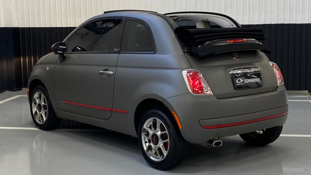 fiat 500 1.4 cabrio 8v flex 2p automatizado automatico 2014