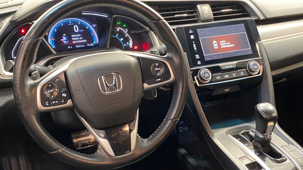 honda civic 2.0 16v flexone exl 4p cvt flex automatico 2019