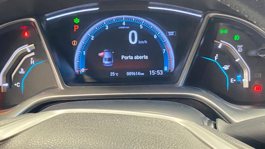 honda civic 2.0 16v flexone exl 4p cvt flex automatico 2019