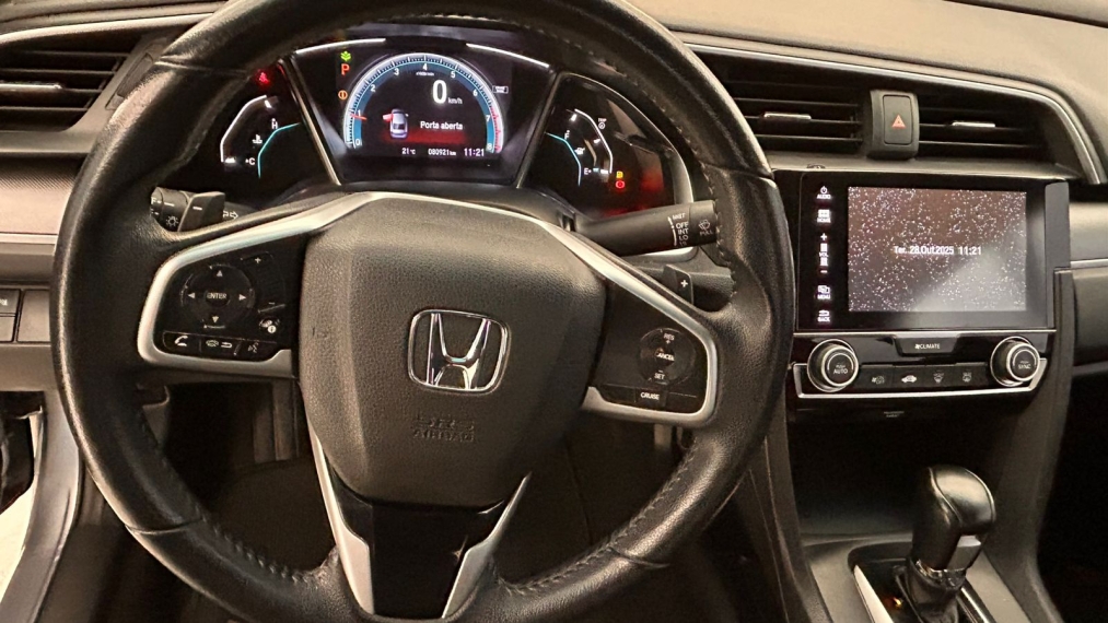 honda civic 2.0 16v flexone exl 4p cvt flex automatico 20197