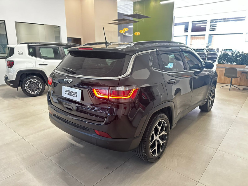 jeep compass 1.3 t270 turbo flex longitude at6 24/25 seminovo3