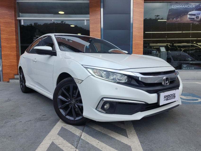 honda civic 2.0 16v flexone exl 4p cvt 19/20 seminovo1