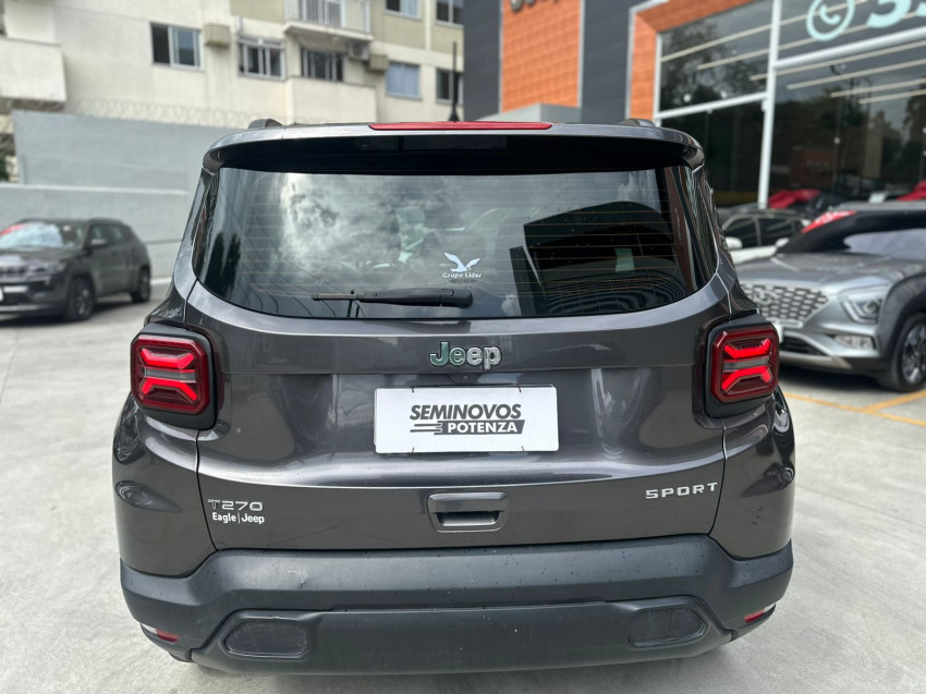jeep renegade 1.3 t270 turbo flex sport at6 22/22 seminovo4