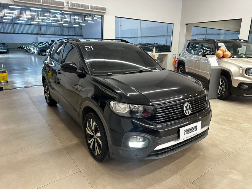 volkswagen t-cross 1.0 200 tsi total flex at 20/21 seminovo1