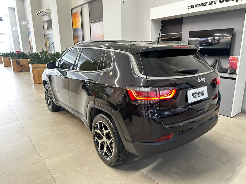 jeep compass 1.3 t270 turbo flex longitude at6 24/25 seminovo5