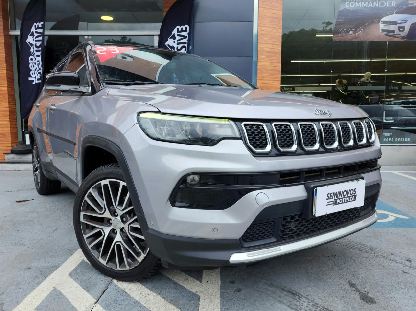 jeep compass 1.3 t270 turbo flex limited at6 23/23 seminovo1