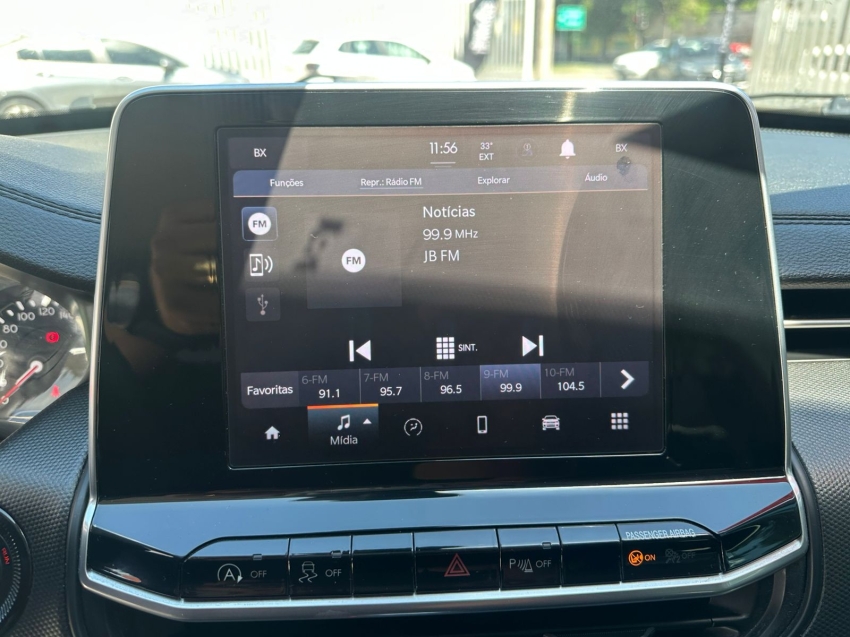 jeep compass 1.3 t270 turbo flex sport at6 21/22 seminovo9