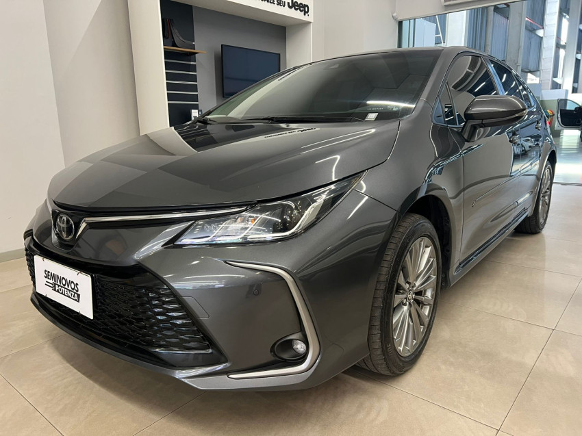 toyota corolla xei 2.0 automatico revisado super novo cinza metalico