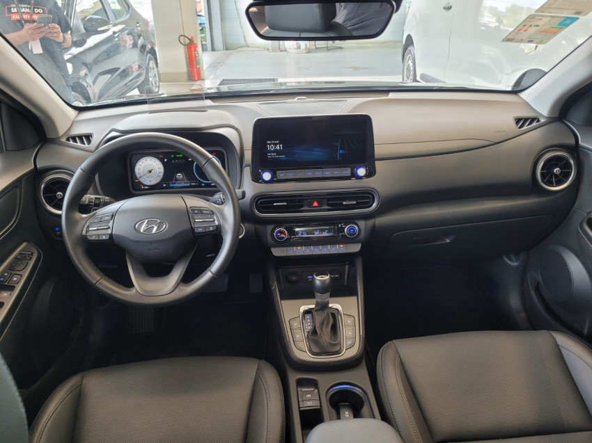 hyundai kona 1.6 gdi hev dct 23/24 seminovo8